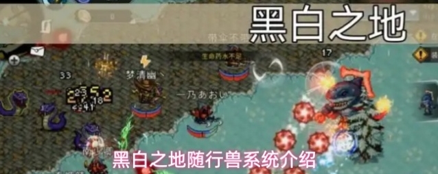 黑白之地随行兽系统介绍